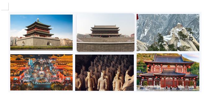 西安历史文化与旅游目的地拼图